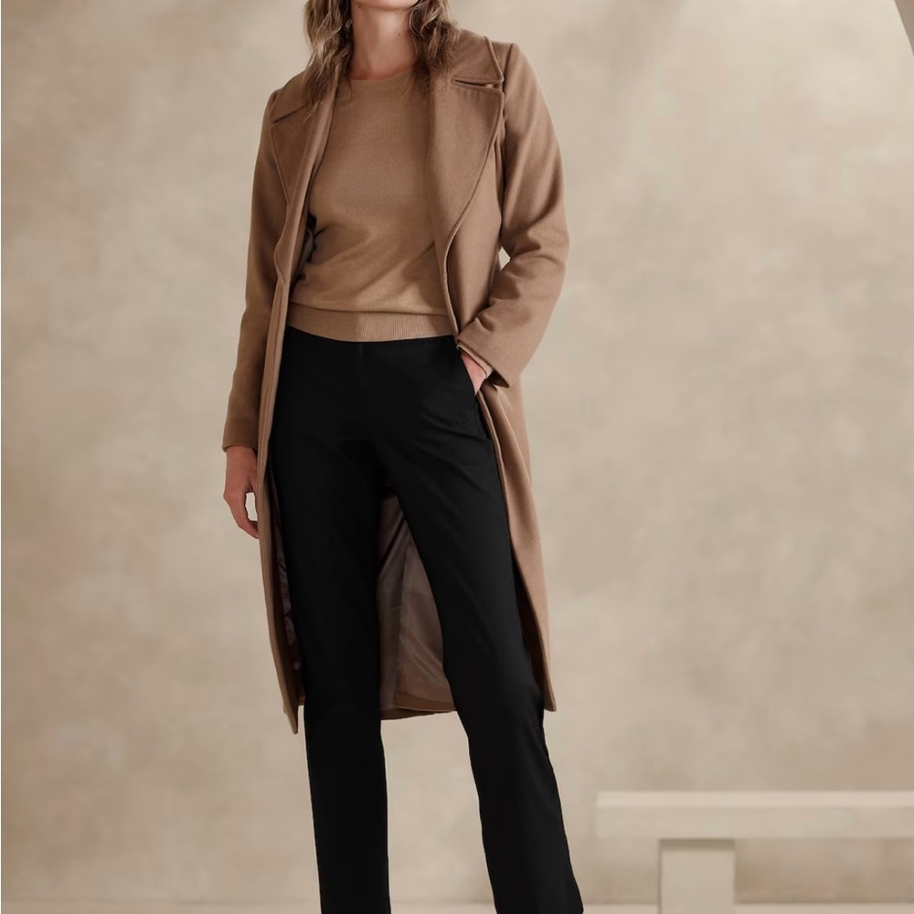 Banana Republic Factory Black Avery Straight Leg Pants NWT